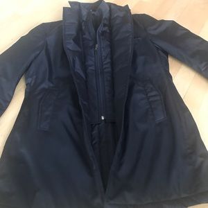 ACQUAVIVA Double Zip Out Collar Blazer/Jacket